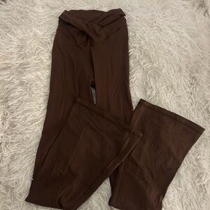 Limited Edition Offline by Aerie Brown Flare Leggings XS